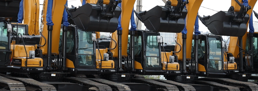 Экспедирование экскаваторов и самосвалов SANY из Китая