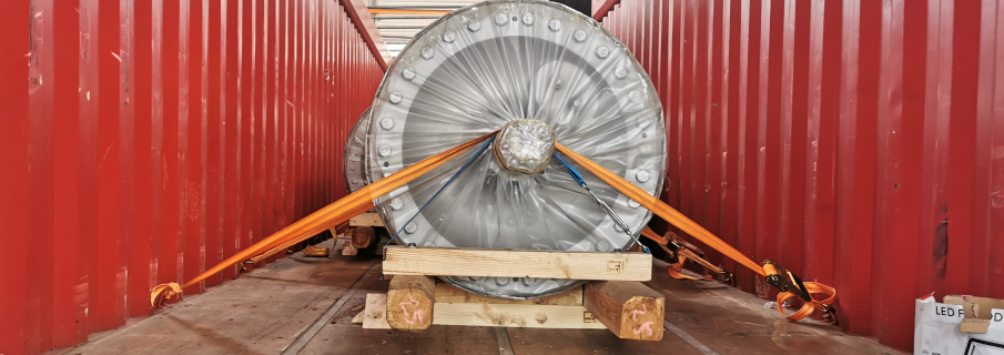 Из КНР в ЛНР: поставка сушильного цилиндра для нового целлюлозно-бумажного комбината в Луганске