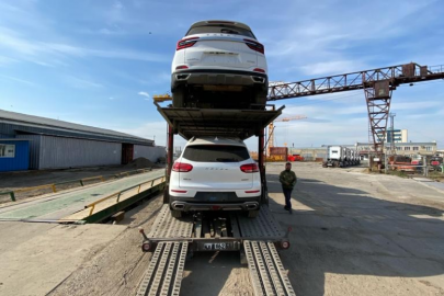 Доставка партии автомобилей Geely, Chery и Haval на автовозе из Хэйхэ в Ярославль